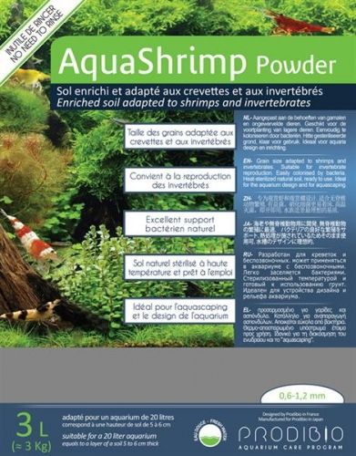 Prodibio AquaShrimp Powder 3 kg inkl. Bacter Kit