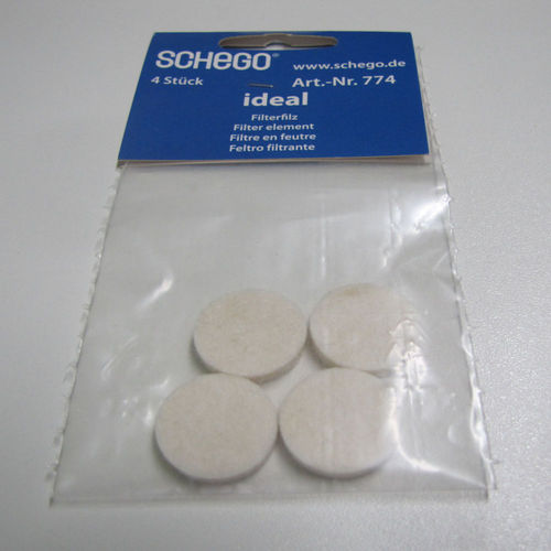 Schego ideal-Filterfilz / SB 4 Stück
