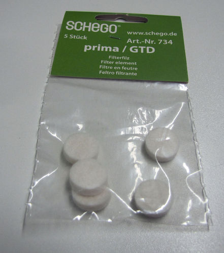Schego prima-Filterfilz / SB 5 Stück