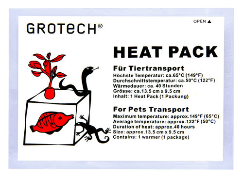 GroTech Heatpack für Tiertransport