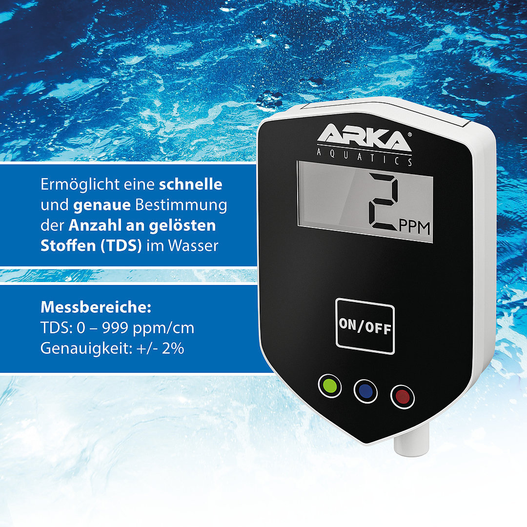 ARKA ARKA myAQUA pH/TDS/EC Measuring Device with Thermometer